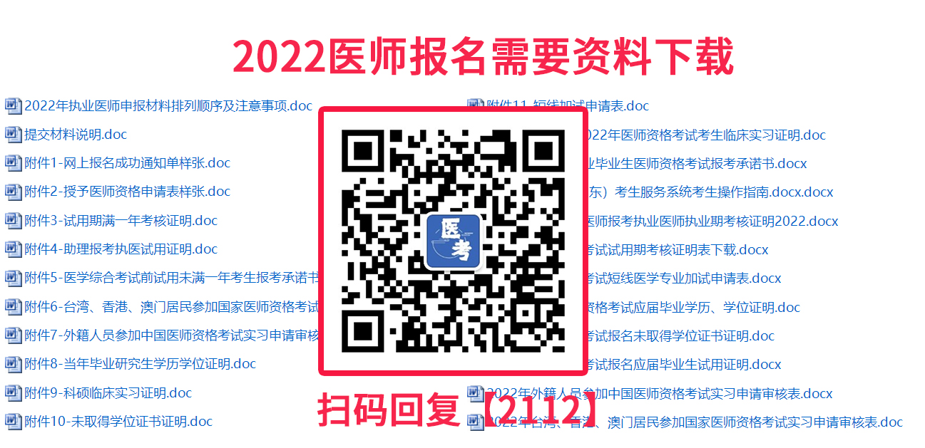 2022年医师资格报名所需材料汇总可下载_考试动态_口腔执业医师_金英杰医学教育.jpg